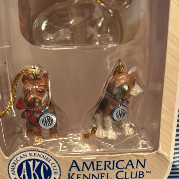 AKC 4 collectible Mini Ornaments, missing one in the box - Picture 2 of 5